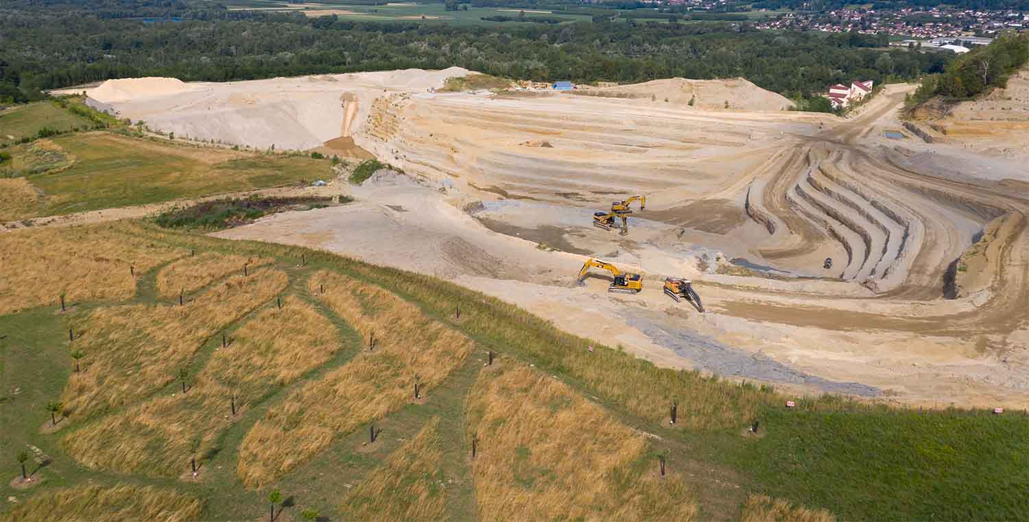 Réaménagement-carrière-de-barraux-granulats-vicat