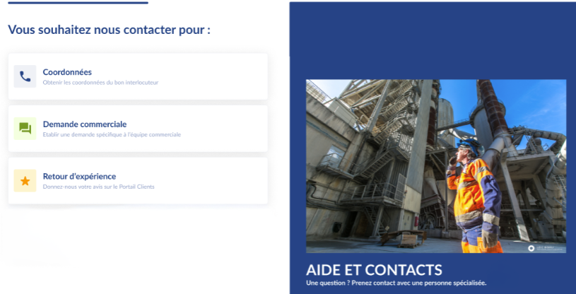 Aide et contact