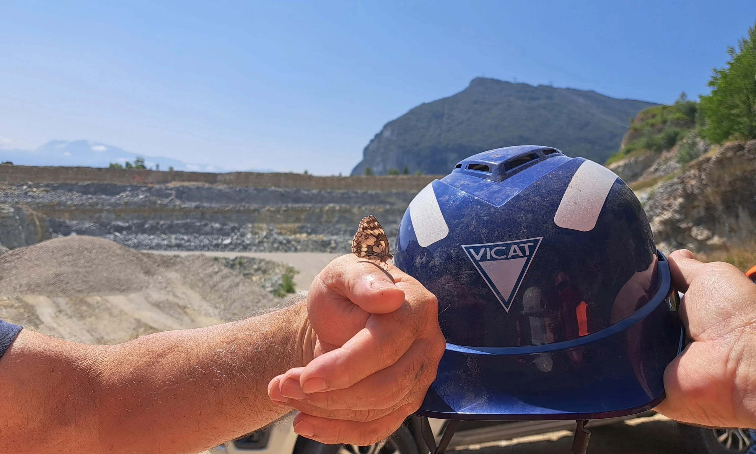 Collaborateur Vicat et la biodiversité