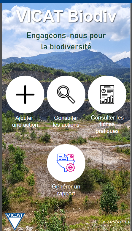 Application Vicat Biodiv'