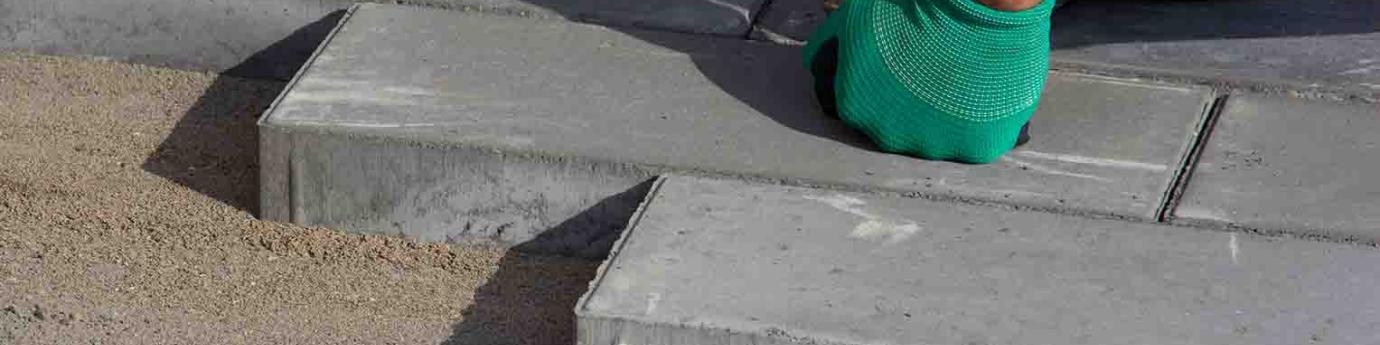 lit de pose pour dalle et pave granulats vicat