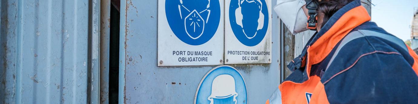 Collaborateur avec ses EPI