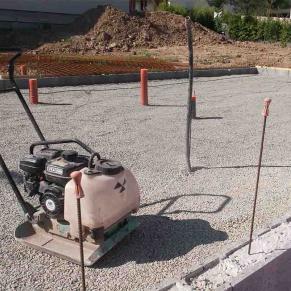 Remblai sous dallage compactage