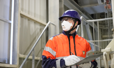 Collaborateur avec ses EPI