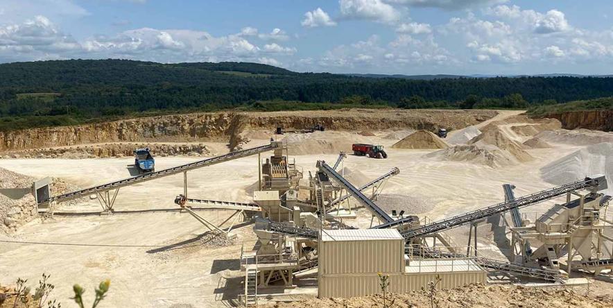 Carrière Fontenat Granulats Vicat Val d'Epy