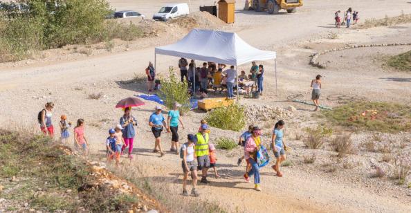 Visiteurs arrivant sur le site